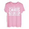Chris Name Lustiger Spruch Shirt Vorname Geschenk