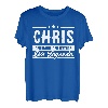 Chris Name Lustiger Spruch Shirt Vorname Geschenk