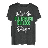 Herren Old English Bulldog Papa T Shirt Stolz OEB Herrchen Geschenk