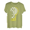Alter Mann mit einem Tennis Schläger Papa Geschenk Tennis T-Shirt
