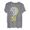 Alter Mann mit einem Tennis Schläger Papa Geschenk Tennis T-Shirt