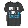 Herren Angler Opa Geschenk Idee Angeln Lustig T-Shirt