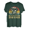 Best Dalmatiner Hund Welpe Retro Papa Vater Dad Geschenk T-Shirt