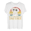 Best Dalmatiner Hund Welpe Retro Papa Vater Dad Geschenk T-Shirt