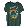 Schildkröte Papa Vater vintage Geschenk Vatertag Weihnachten T-Shirt