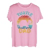 Schildkröte Papa Vater vintage Geschenk Vatertag Weihnachten T-Shirt