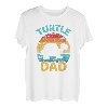 Schildkröte Papa Vater vintage Geschenk Vatertag Weihnachten T-Shirt