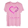 Pink Butterfly Heart I'm a Survivor Brustkrebs-Bewusstsein T-Shirt