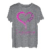 Pink Butterfly Heart I'm a Survivor Brustkrebs-Bewusstsein T-Shirt