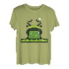 Party Gesicht K.O. Kotzen Übel Karneval Faschings Kostüm T-Shirt