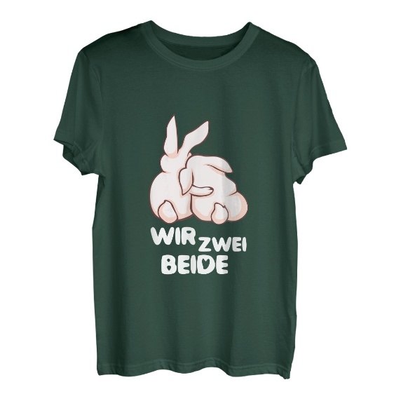Hase Damen Hapfox Spruch Freundschaft T-Shirt Hasen-Paar - Liebe Kinder