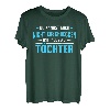 Herren Papa Vater Geburtstag Ich habe zwei Töchter Spruch Geschenk T-Shirt