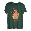 Hühner Rentier Weihnachten Lustige Huhn Lichter Geschenk T-Shirt