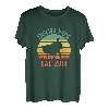 Miglior Papà Dal 2014 Compleanno Padre Retro Vintage T-Shirt
