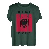 Herren Albanischer Papa Vatertag Albanien Flagge Shqiptar Baba T-Shirt