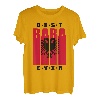 Herren Albanischer Papa Vatertag Albanien Flagge Shqiptar Baba T-Shirt