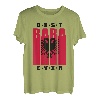 Herren Albanischer Papa Vatertag Albanien Flagge Shqiptar Baba T-Shirt