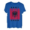Herren Albanischer Papa Vatertag Albanien Flagge Shqiptar Baba T-Shirt