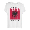 Herren Albanischer Papa Vatertag Albanien Flagge Shqiptar Baba T-Shirt