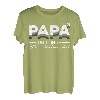 Herren Vater Papa Drillinge Drillingsvater Dad hoch 3 Kinder Lustig T-Shirt