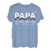 Herren Vater Papa Drillinge Drillingsvater Dad hoch 3 Kinder Lustig T-Shirt