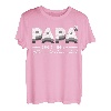 Herren Vater Papa Drillinge Drillingsvater Dad hoch 3 Kinder Lustig T-Shirt