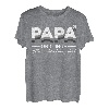 Herren Vater Papa Drillinge Drillingsvater Dad hoch 3 Kinder Lustig T-Shirt