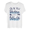 Cooles Vatertags TShirt für unsere Familie bist du die Welt