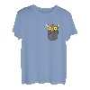 Mini Affe in Brusttasche Tarsier Kinder Geschenk Bohols Affe T-Shirt