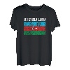 Proud Azerbaijani Patriotic Azerbaijan Country Flagge T-Shirt
