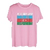 Proud Azerbaijani Patriotic Azerbaijan Country Flagge T-Shirt