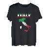 Italienische Flagge auf Italien T-Shirt Italia T-Shirt