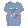Italienische Flagge auf Italien T-Shirt Italia T-Shirt