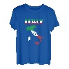Italienische Flagge auf Italien T-Shirt Italia T-Shirt