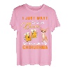 Trinken Sie Bier und hängen Sie mit meinem Chiahuahua auf. T-Shirt