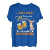 Trinken Sie Bier und hängen Sie mit meinem Chiahuahua auf. T-Shirt