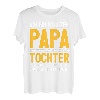 Herren Vater Papa Tochter Spruch Vatertag Geburtstag Geschenk T-Shirt
