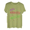 Karneval Konfetti Kostüm Faschingskostüm mit Spruch T-Shirt