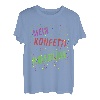 Karneval Konfetti Kostüm Faschingskostüm mit Spruch T-Shirt