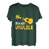 Rockin Ukulele Musikinstrument Akustik Gitarrist Uke Musik T-Shirt