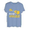 Rockin Ukulele Musikinstrument Akustik Gitarrist Uke Musik T-Shirt