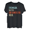 Herren Ehemann Vater Grillmeister Held | Vatertags Geschenkidee T-Shirt