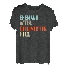 Herren Ehemann Vater Grillmeister Held | Vatertags Geschenkidee T-Shirt