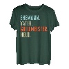 Herren Ehemann Vater Grillmeister Held | Vatertags Geschenkidee T-Shirt