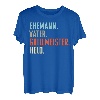 Herren Ehemann Vater Grillmeister Held | Vatertags Geschenkidee T-Shirt