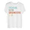 Herren Ehemann Vater Grillmeister Held | Vatertags Geschenkidee T-Shirt
