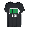 Kinder Sohn voll Batterie, Vater und Sohn passen zusammen T-Shirt