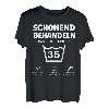 Schonend Behandeln 35. Geburtstag Pflegehinweis 35 Jahre T-Shirt