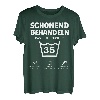 Schonend Behandeln 35. Geburtstag Pflegehinweis 35 Jahre T-Shirt