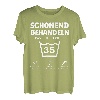 Schonend Behandeln 35. Geburtstag Pflegehinweis 35 Jahre T-Shirt